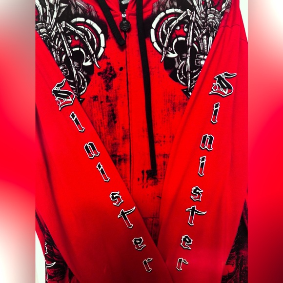 SOLD on another site! Sinister vintage Zip Up Hoodie - Picture 11 of 14
